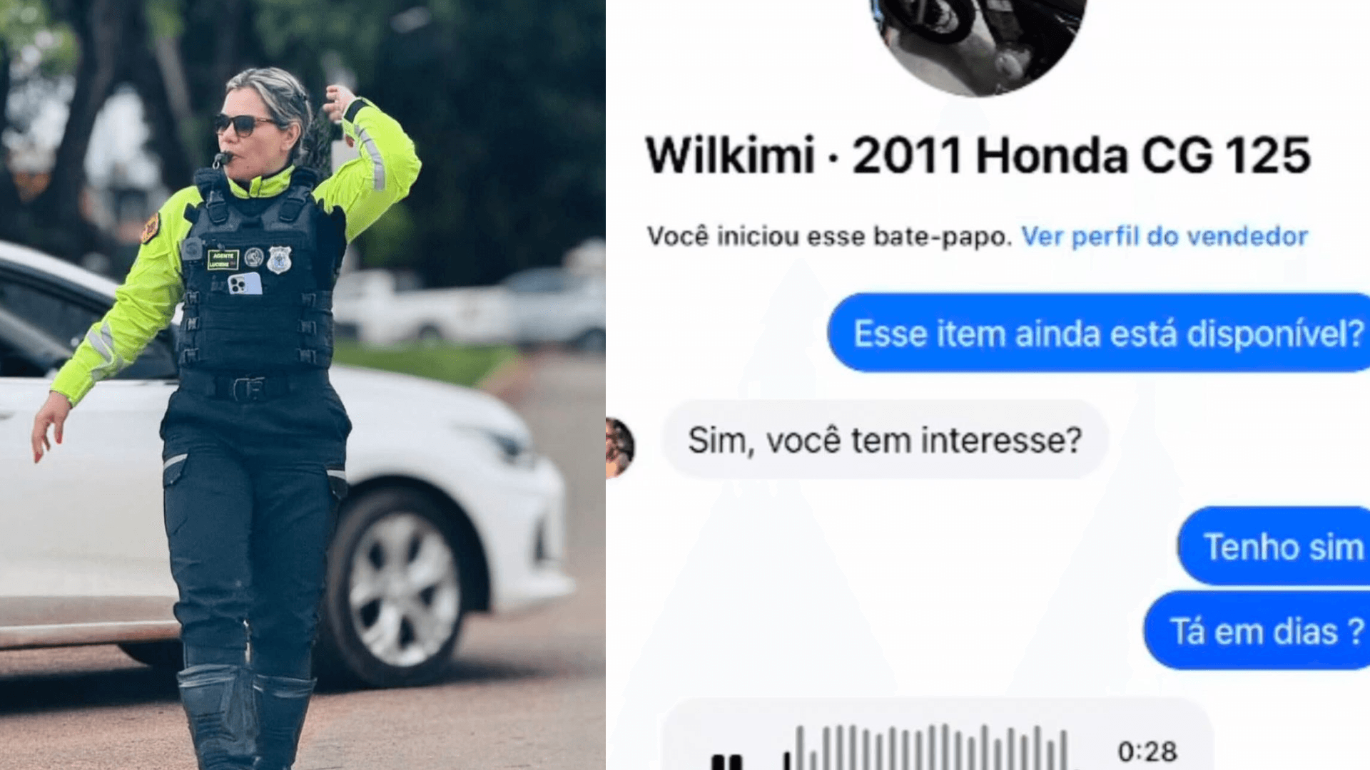 Agente de trânsito é presa ao tentar vender moto apreendida em blitz