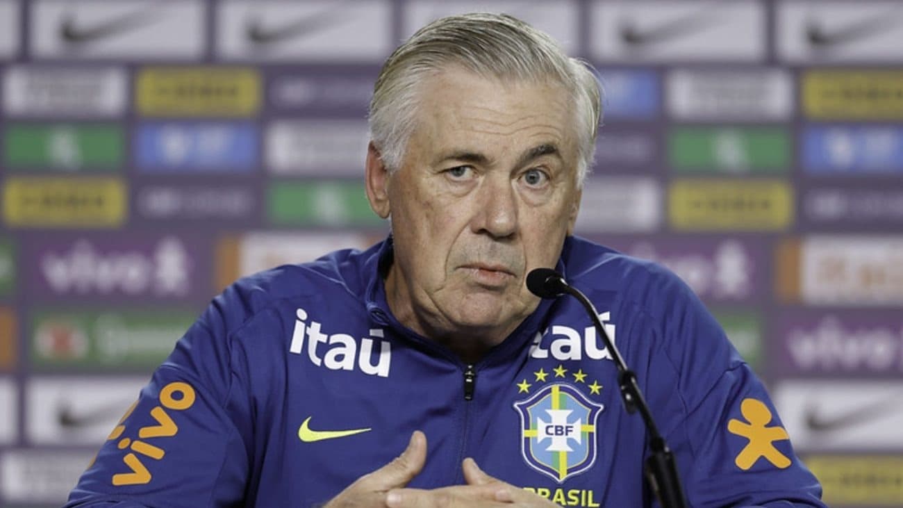 Ancelotti dará entrevista ao Jornal Nacional após anunciar os convocados para a Copa do Mundo