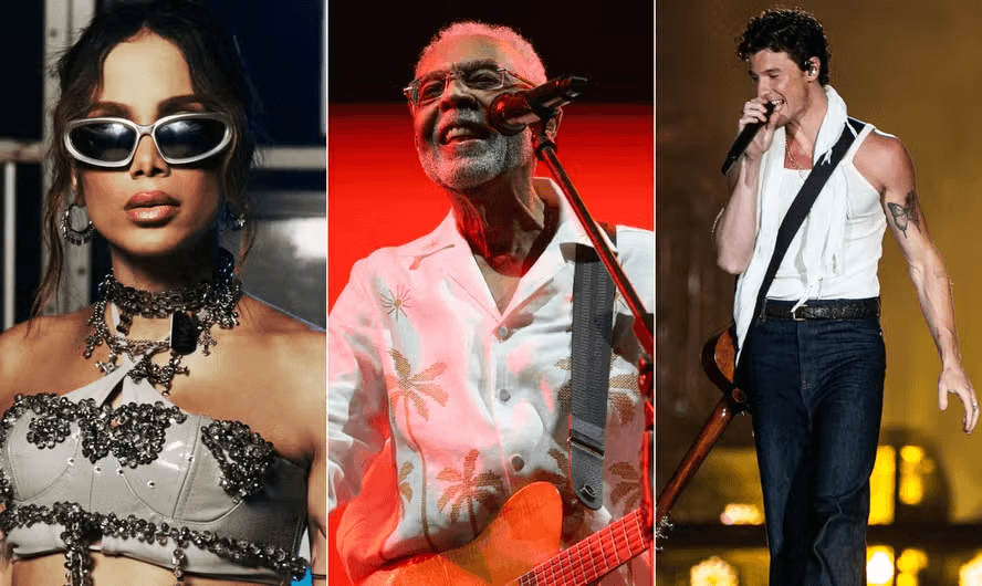Anitta, Gilberto Gil e Shawn Mendes participarão de evento com príncipe William no Rio