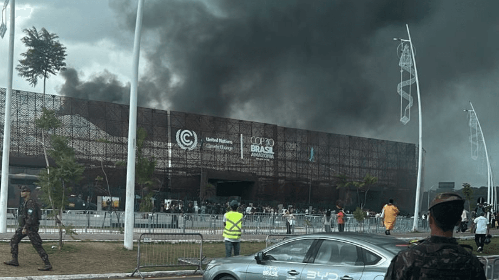 Após incêndio, área da BlueZone passa a ser responsabilidade do governo brasileiro, diz ONU