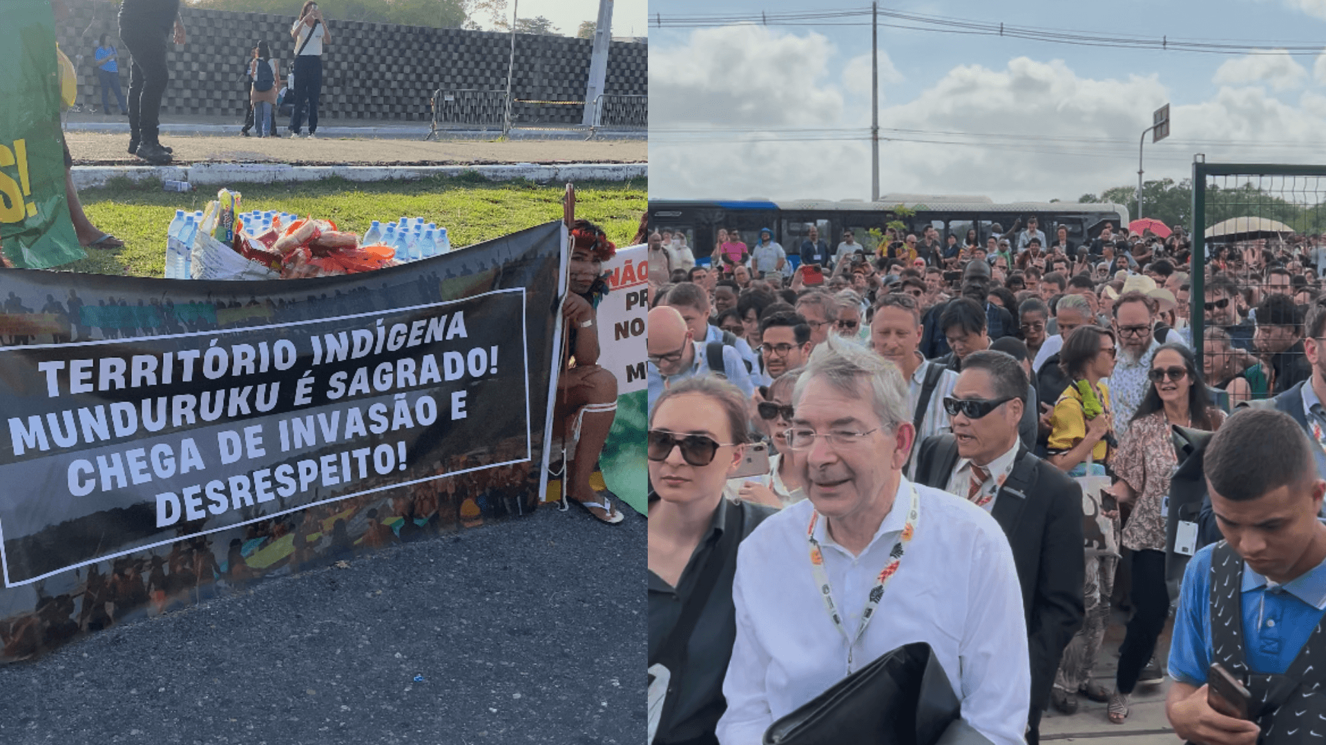 Após protesto, indígenas Munduruku liberam acesso à Blue Zone na COP30
