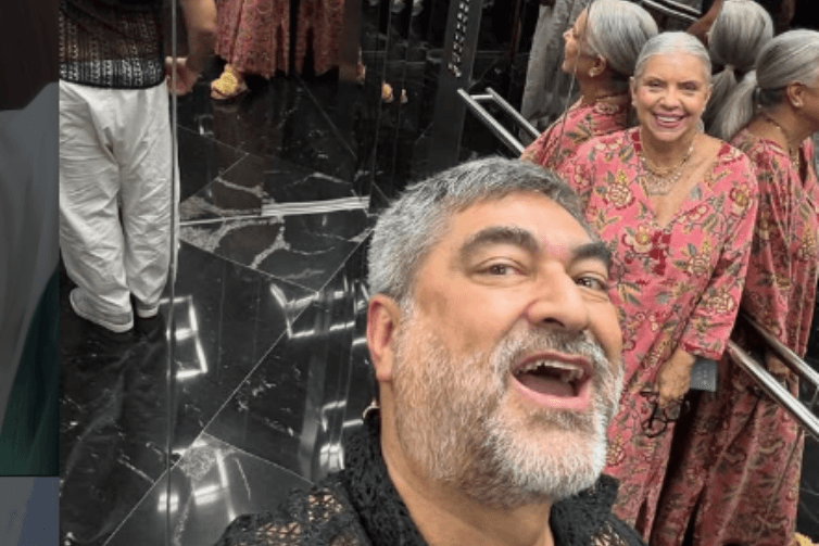 Apresentadora Astrid Fontenelle tem celular furtado na Praça da República, em Belém, durante passeio com Zeca Camargo