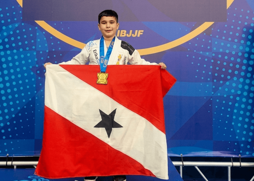 Atleta paraense é tricampeão europeu de jiu-jitsu na Irlanda
