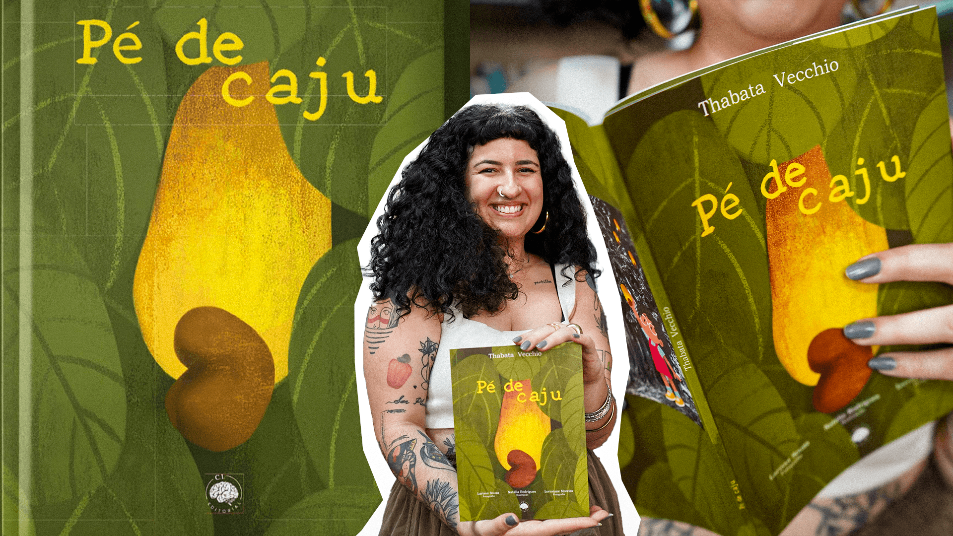 Autora de “Pé de Caju” cumpre agenda em Belém com obra inspirada na cultura paraense