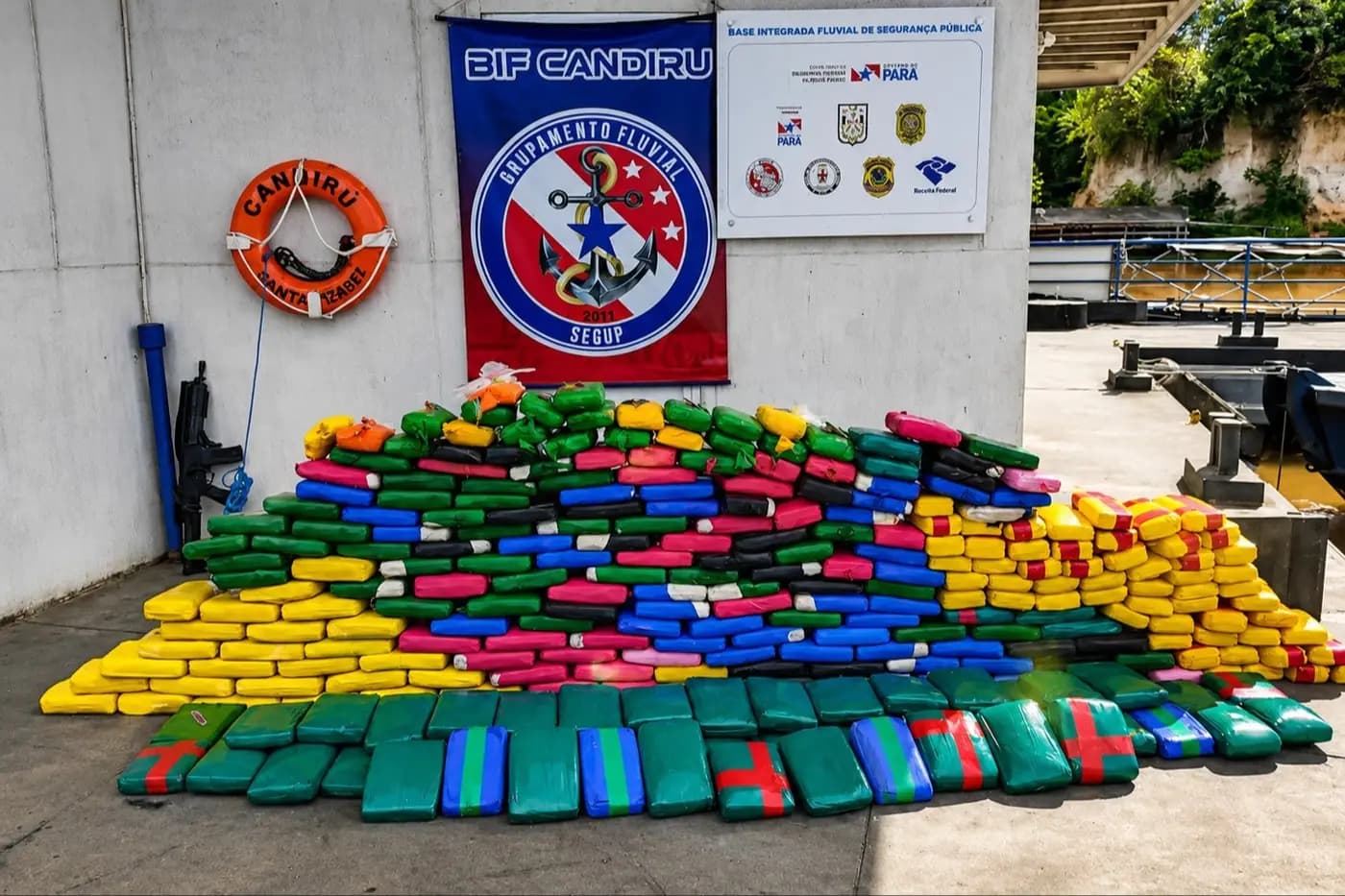 Base Candiru intercepta quase meia tonelada de drogas em apenas uma semana no Pará