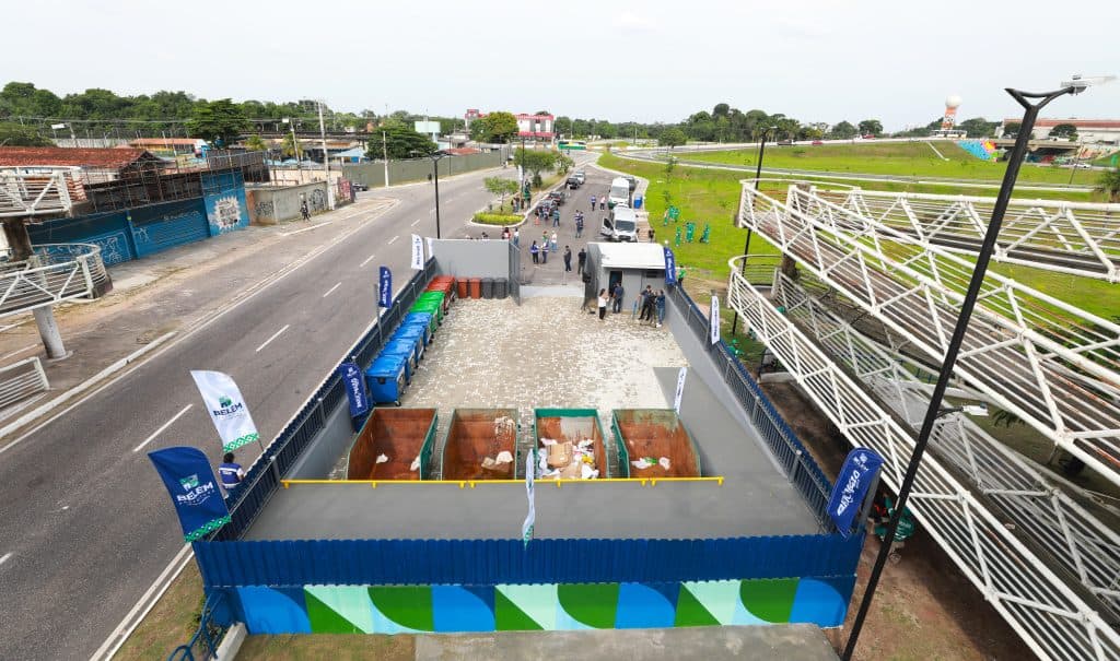 Belém ganha primeiro ecoponto para descarte de entulhos e resíduos recicláveis