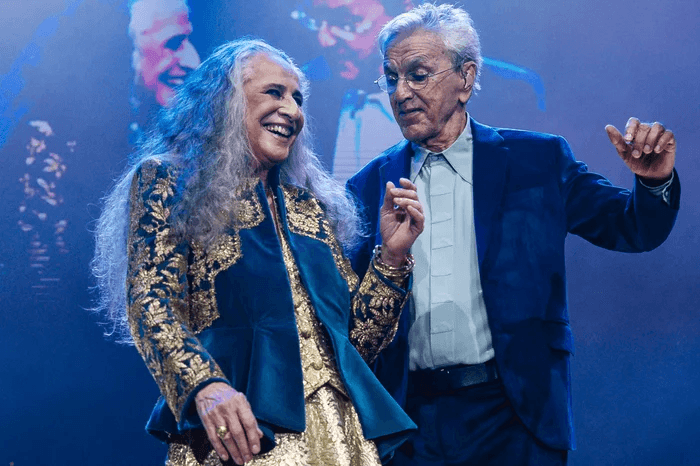Caetano Veloso e Maria Bethânia são indicados ao Grammy 2026 por álbum ao vivo