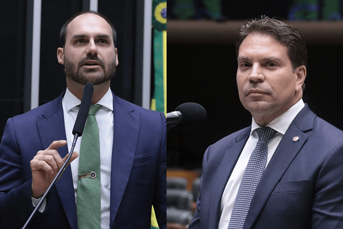 Câmara cancela passaportes diplomáticos de Eduardo Bolsonaro e Ramagem após cassação dos mandatos