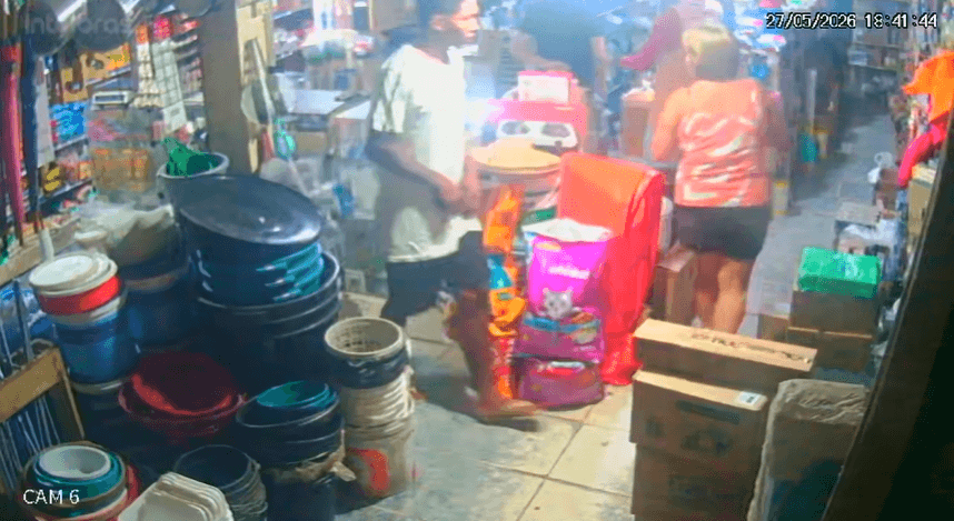 Câmeras registram ação de criminosos durante assalto a estabelecimento em Igarapé-Miri