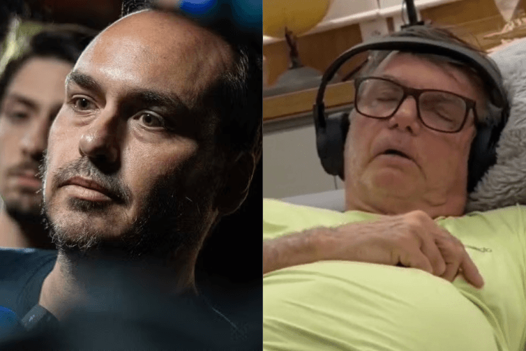 Carlos Bolsonaro divulga vídeo do pai com crise de soluço e diz que situação é "tragédia anunciada"