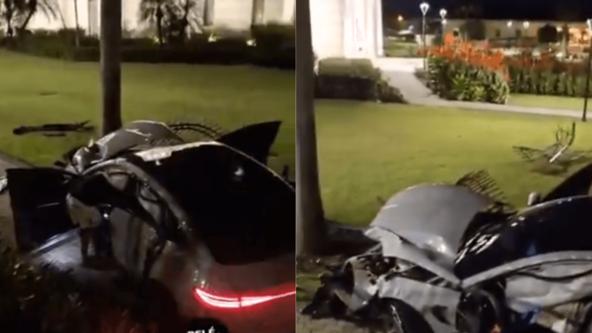Carro invade muro e colide contra igreja na Avenida Centenário