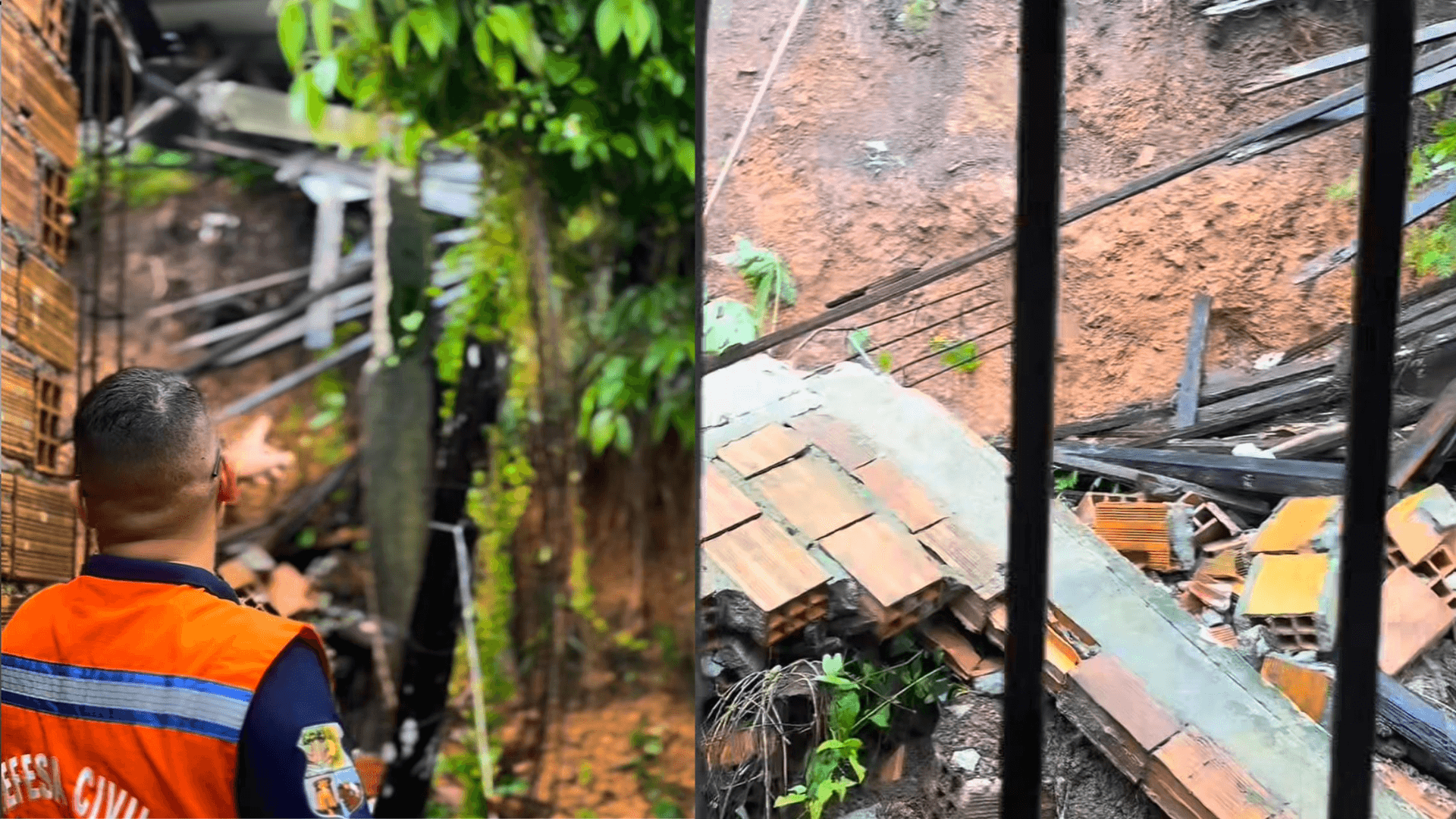 Casas são atingidas por deslizamento em Icoaraci e famílias são remanejadas