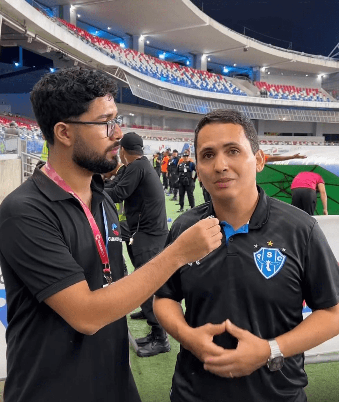 Cássio Andrade fala sobre o processo de recuperação do gramado do Mangueirão
