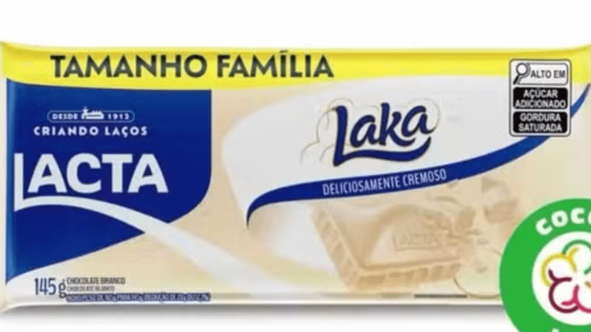 Chocolate Laka será recolhido por problemas na embalagem, diz Anvisa