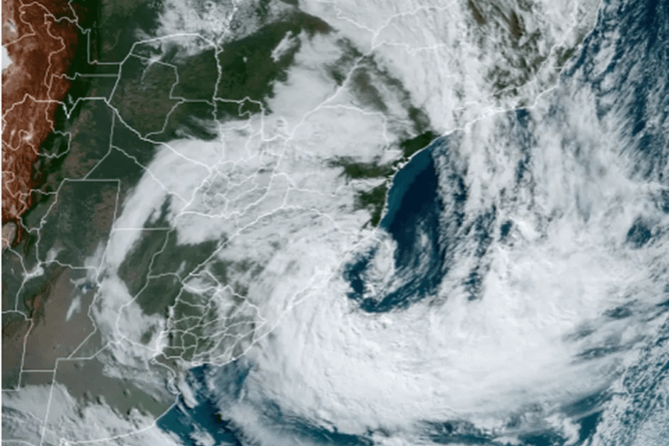 Ciclone extratropical causa temporais e ventos fortes em Santa Catarina