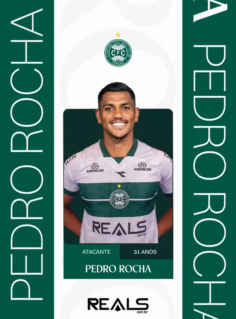 Coritiba contrata Pedro Rocha, artilheiro da Série B pelo Remo, para 2026