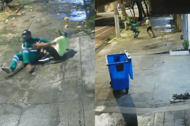 Criminosos vestidos de garis tentam assaltar casal no Jurunas e ação termina em luta corporal