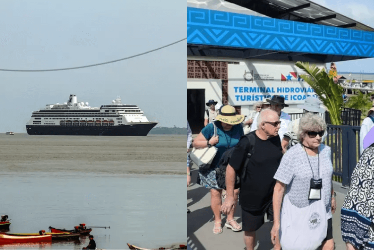 Cruzeiro chega a Belém e inicia sequência de visitas de transatlânticos em 2026