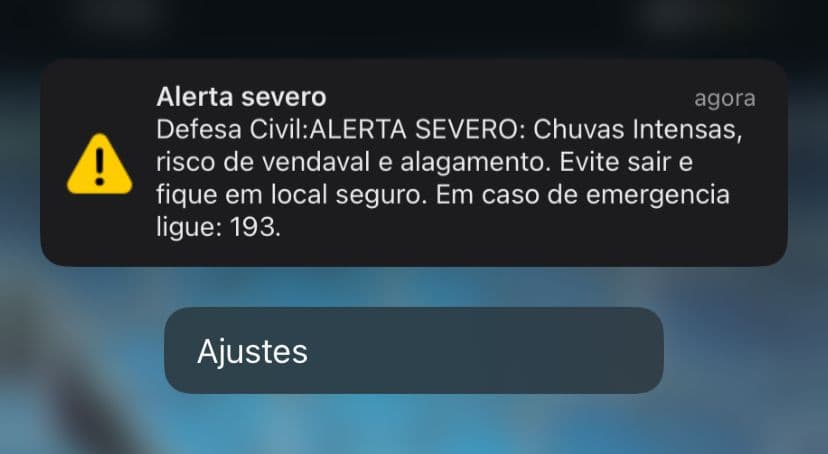 Defesa Civil emite alerta para chuvas intensas e risco de alagamentos em Belém na véspera de Natal