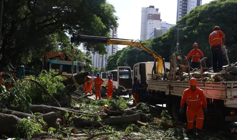 Dois dias após ciclone, 800 mil pessoas continuam sem energia em São Paulo