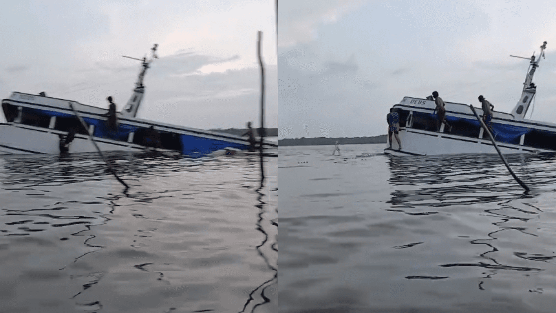 Duas pessoas morrem em naufrágio de embarcação “Luiz Guilherme” no Marajó