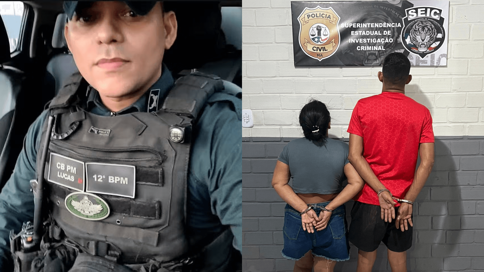 Dupla suspeita de executar policial militar em Santa Izabel do Pará é presa no Maranhão