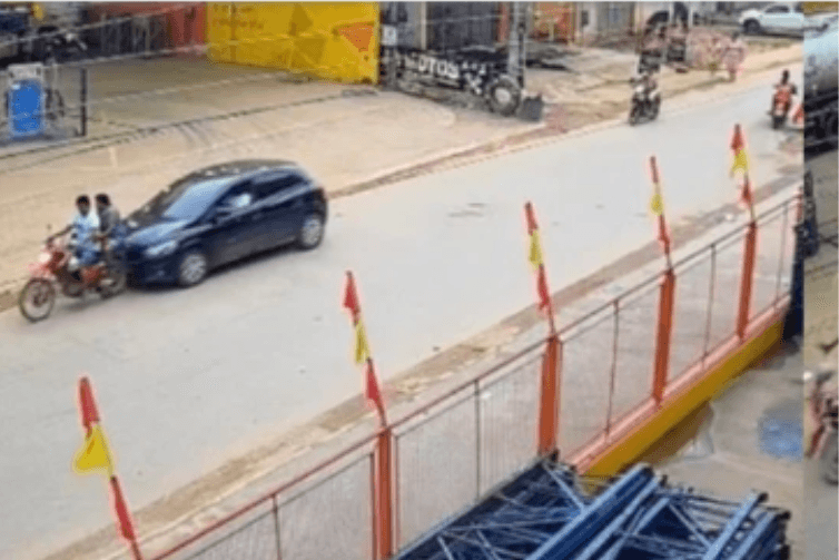 Família indígena fica ferida após carro atingir moto e motorista fugir sem prestar socorro em Tucumã