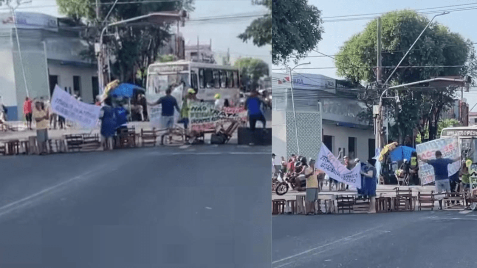 Feirantes do Guamá fecham via em protesto e cobram entrega da nova feira