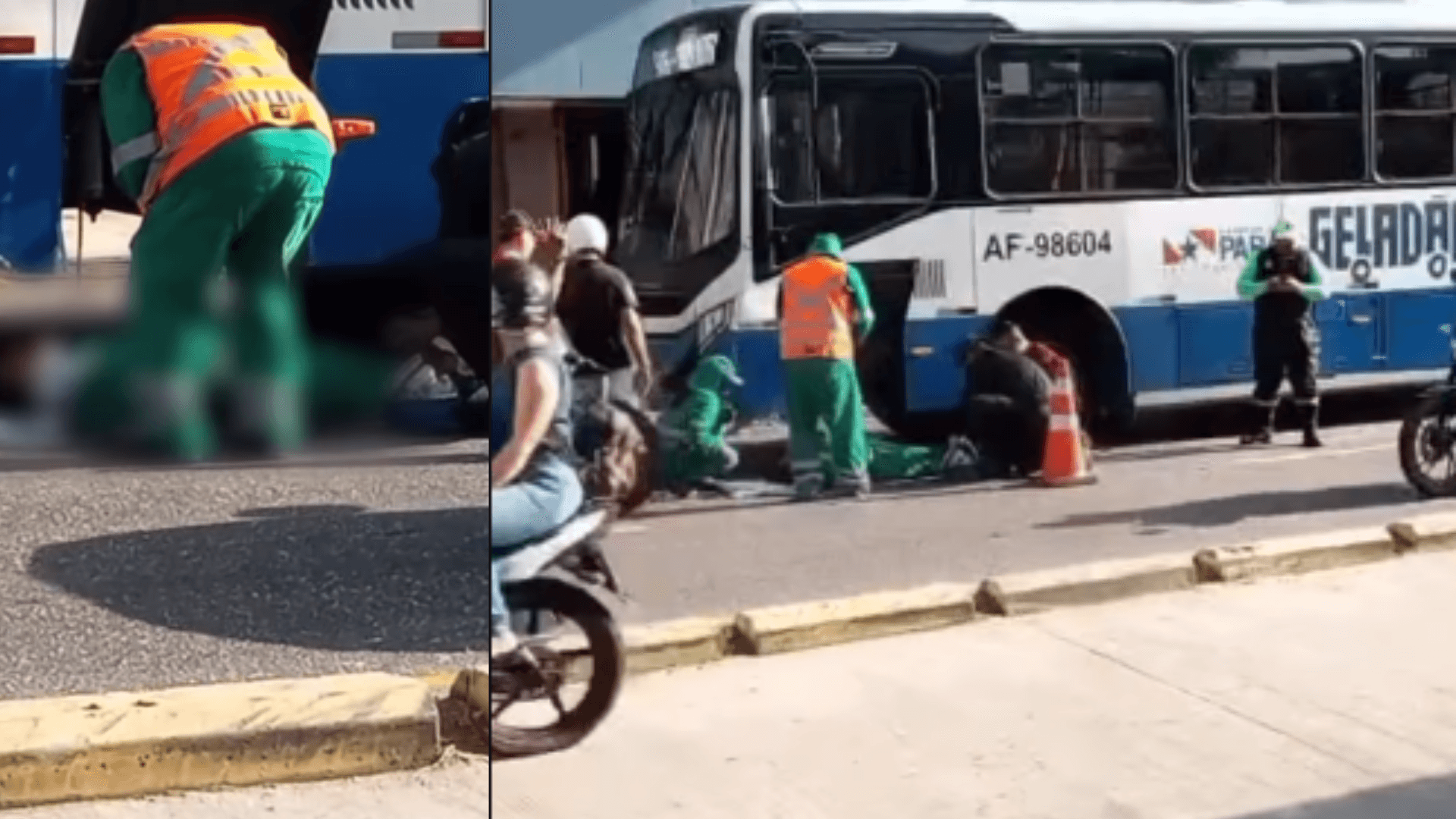 Funcionária de empresa é atropelada por ônibus na Av. José Malcher, em Belém