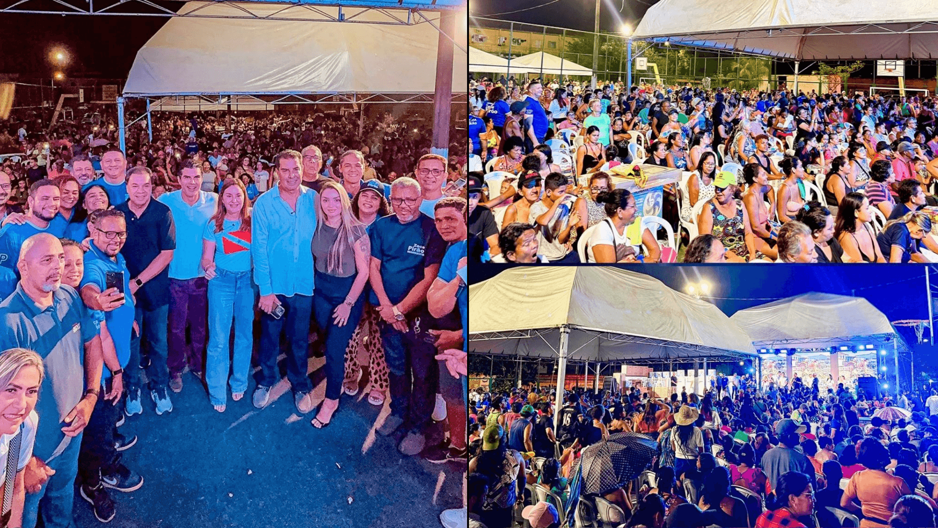 Helder Barbalho e Zeca Pirão lançam pacote de melhorias no CDP durante noite de celebração e prêmios para a comunidade