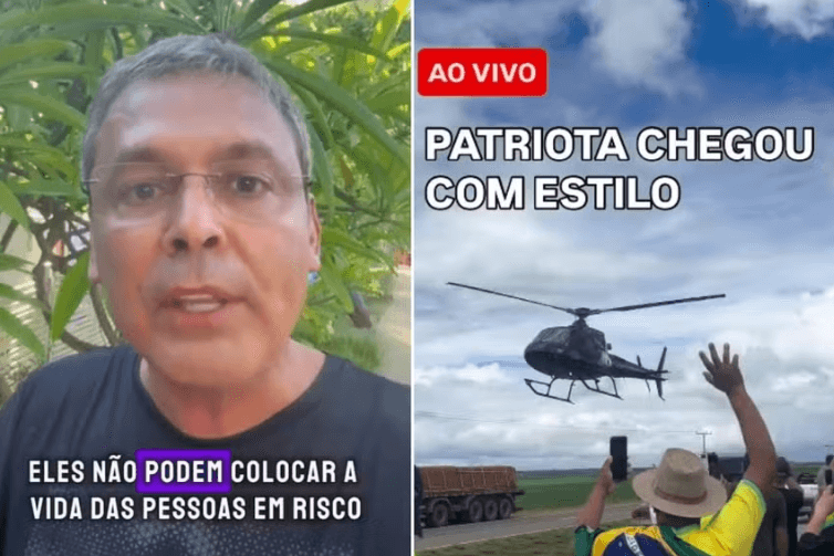 Helicóptero pousa ao lado de rodovia para caminhada de Nikolas Ferreira, e petistas pedem que PRF interrompa marcha