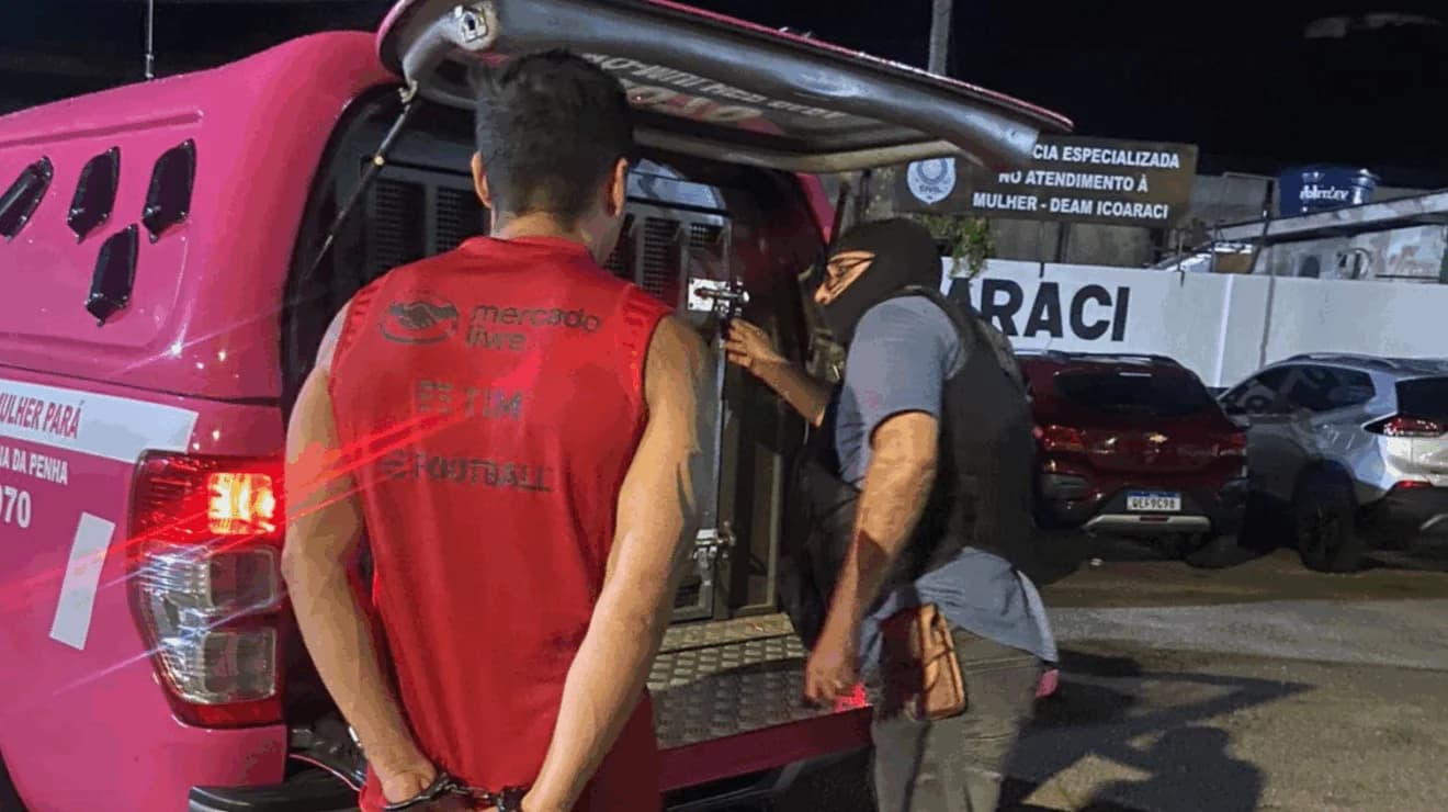 Homem é preso em Belém após ameaçar ex-companheira por telefone enquanto ela era atendida na delegacia