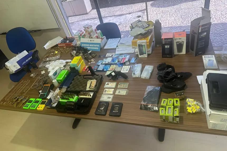 Polícia prende homem com armas e documentos falsificados da Polícia Militar