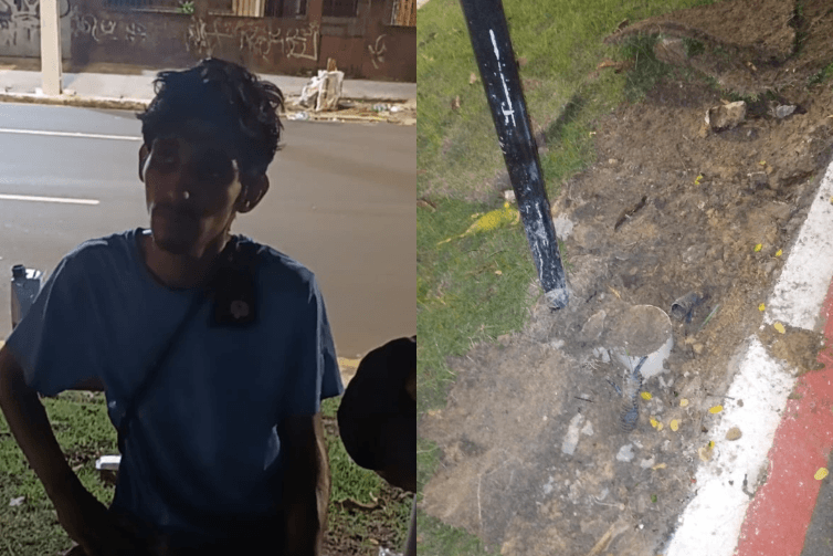 Homem é preso roubando fios elétricos na avenida Duque de Caxias, em Belém