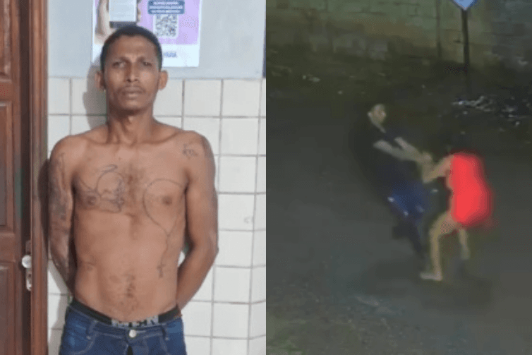 Homem é preso suspeito de agredir e tentar estuprar mulher em Breu Branco