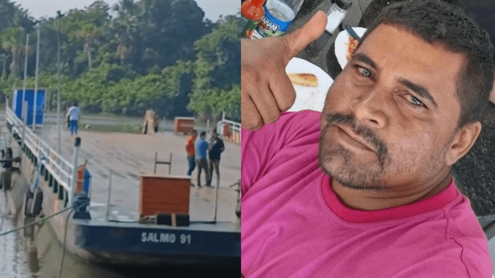 Homem morre após cair com o veículo de balsa no Rio Acará