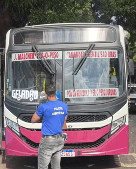 Homem morre atropelado por ônibus em Belém e motorista é preso