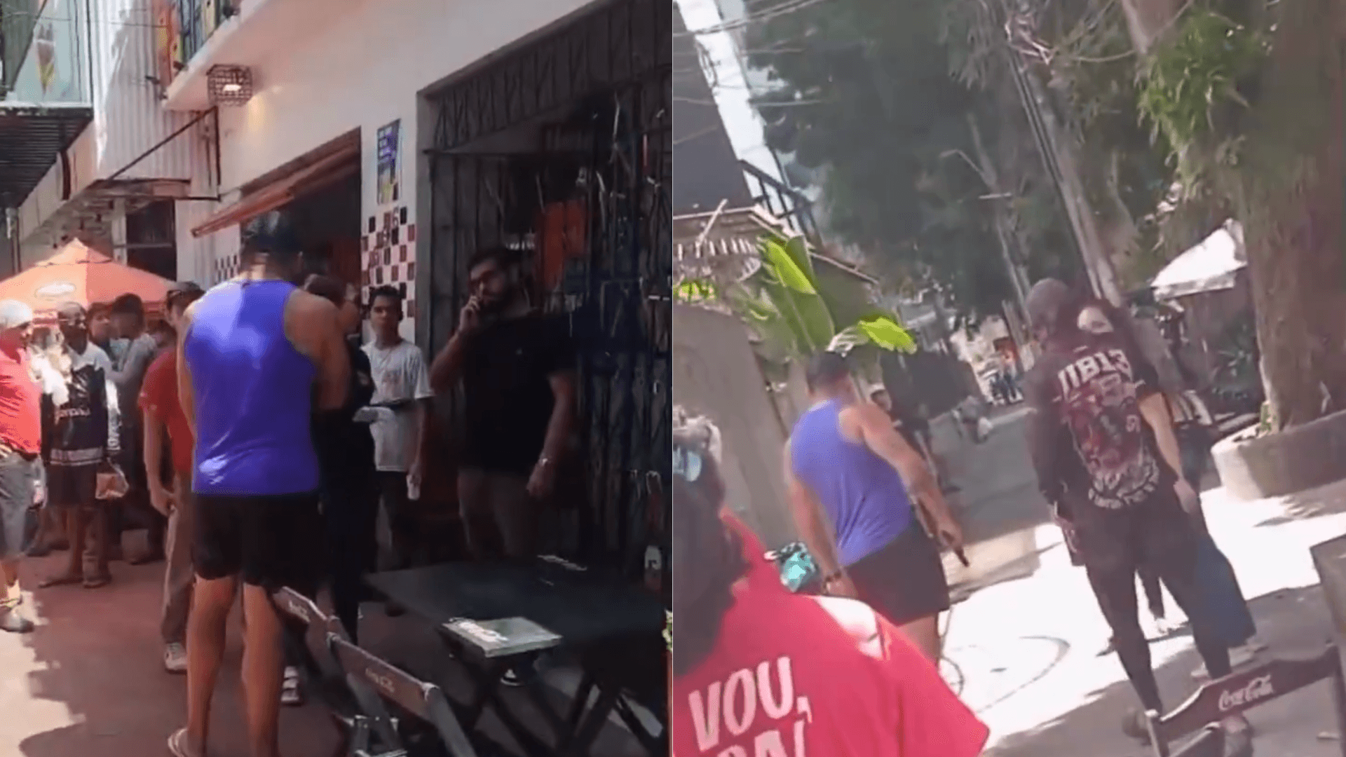 Homem saca arma para entregador em estabelecimento no bairro de Nazaré