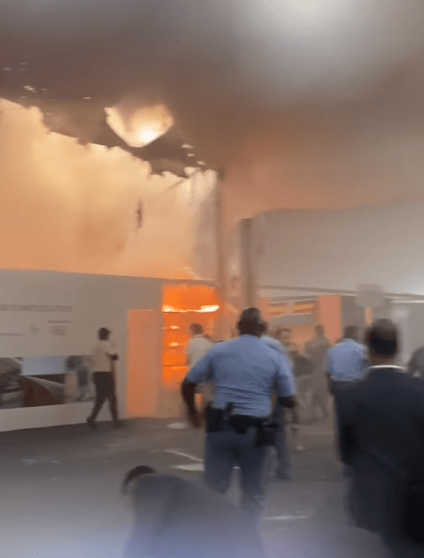 Incêndio é registrado dentro da Blue Zone da COP30, em Belém