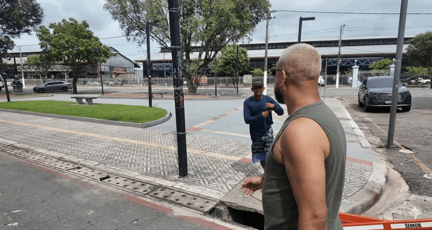 Influenciadores registram tentativa de assalto em Belém durante gravações