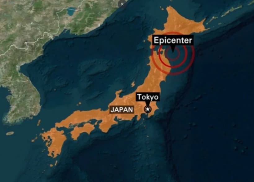 Japão registra terremoto de 7,6 de magnitude, mas governo rebaixa alerta de tsunamis
