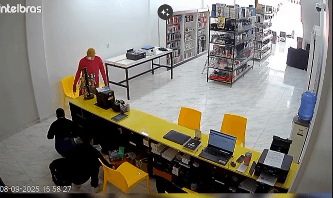 Loja de eletrônicos é assaltada no município de Acará; suspeito ainda não foi identificado