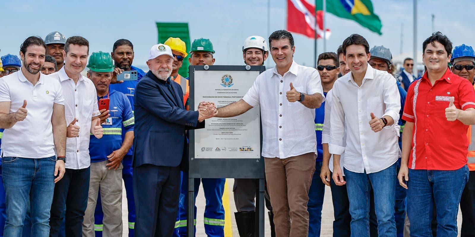 Lula inaugura ampliação do Aeroporto Internacional de Belém e Terminal em Outeiro