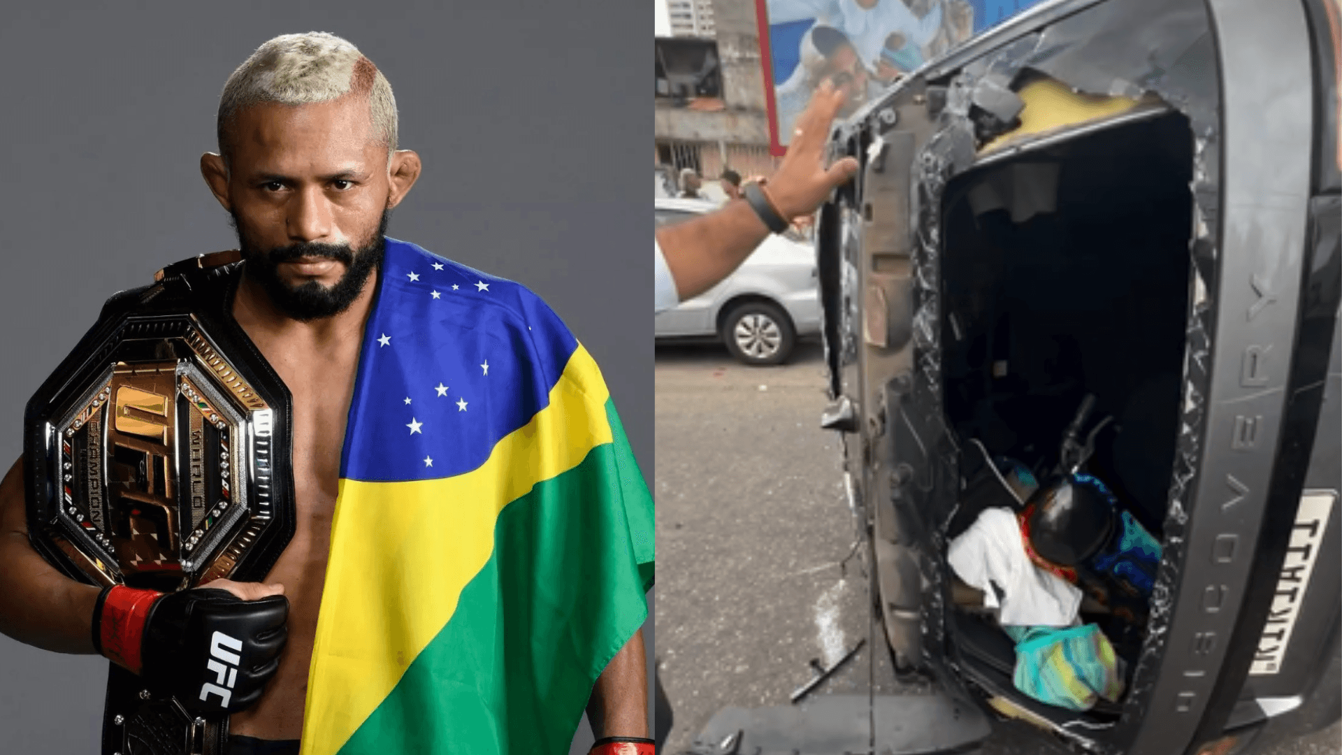 Lutador de UFC, Deiveson Figueiredo, escapa sem ferimentos após acidente em Belém