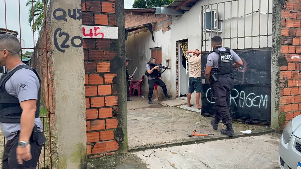 Mais de 30 suspeitos de integrar facção criminosa são presos durante operação no Pará