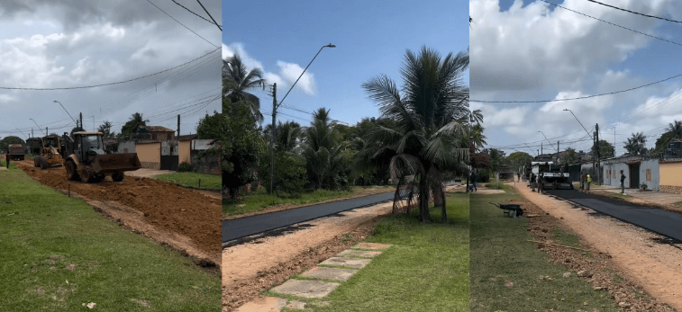 Moradores cansados de esperar pela Prefeitura arrecadam R$ 100 mil para asfaltar rua em Mosqueiro