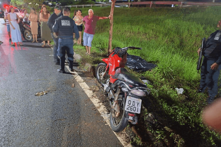 Motociclista morre após colidir com árvore em Novo Repartimento