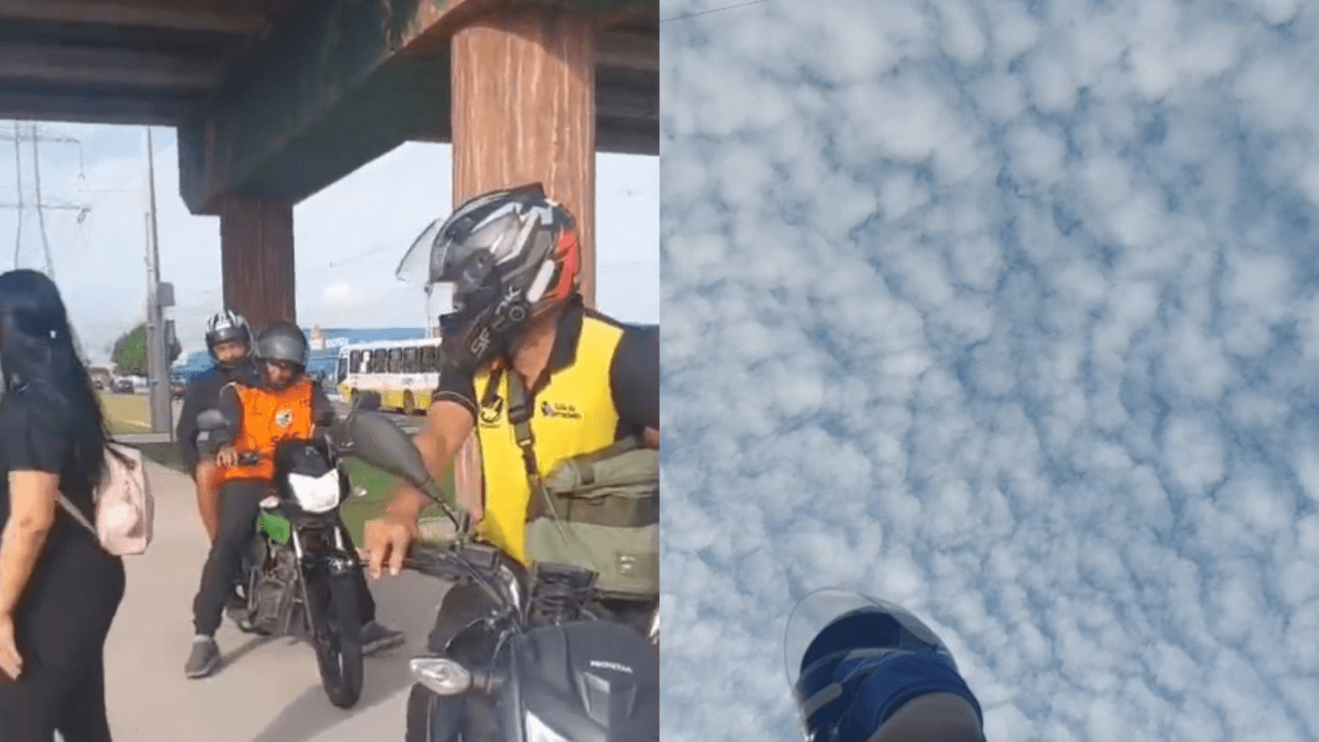 Mulher é atropelada enquanto filmava irregularidade de motociclistas na Rod. Mário Covas, em Ananindeua