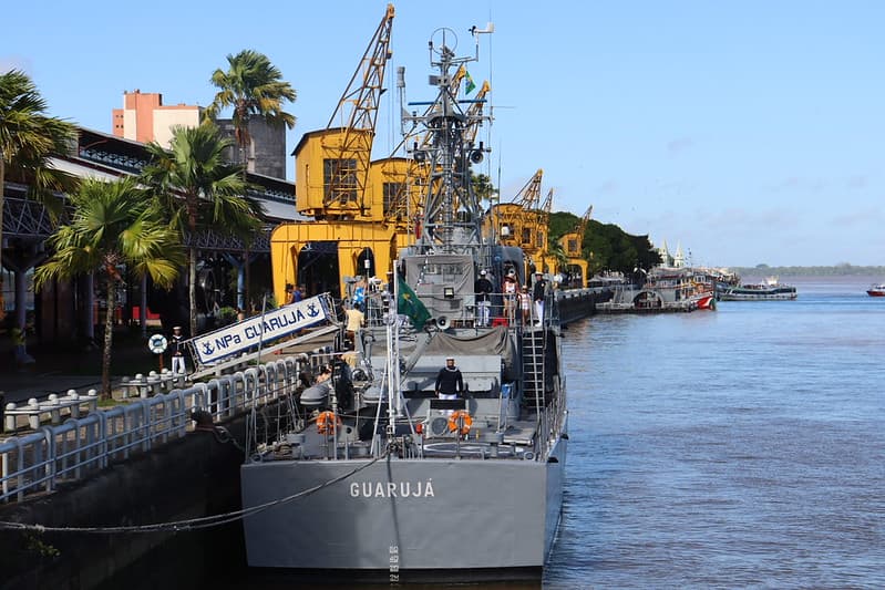 Navios da Marinha estarão abertos à visitação na Estação das Docas, em Belém