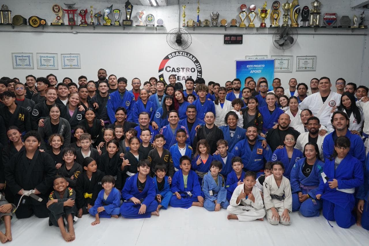 Paraense Vitória Gabriela recebe apoio de Cássio Andrade antes de mundial de Jiu-Jitsu nos EUA